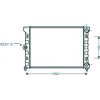 Radiatore acqua per VOLKSWAGEN GOLF  III dal 1991 al 1997