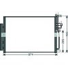 Condensatore per OPEL ANTARA dal 2006 al 2010