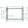 Radiatore acqua per FIAT TEMPRA dal 1989 al 1996