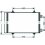 Condensatore per PEUGEOT EXPERT dal 2007 al 2016