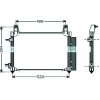Condensatore per CHEVROLET - DAEWOO MATIZ dal 2005 al 2007