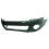 Paraurto anteriore nero con fori fendinebbia per PEUGEOT PARTNER/RANCH dal 2008 al 2011