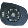Piastra specchio retrovisore termica per CITROEN C3 dal 2009 al 2013 lato sinistro guidatore