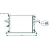Radiatore acqua per OPEL ZAFIRA dal 1998 al 2005