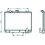 Radiatore acqua per MITSUBISHI L200 dal 1996 al 2001