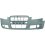 Paraurto anteriore verniciabile con fori sensore per AUDI A6 dal 2004 al 2008
