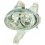 Fendinebbia vetro concavo $09-98-04-03 per PEUGEOT 206 dal 1998 al 2009 lato sinistro guidatore