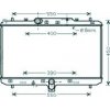 Radiatore acqua per SUZUKI SX4 dal 2006 al 2010