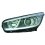 Proiettore nero 5 porte GT Line per KIA CEE'D dal 2012 al 2015 lato destro passeggero