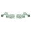 Kit staffe paraurto anteriore per RENAULT MEGANE dal 2014 al 2015