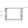 Radiatore acqua per OPEL OMEGA B dal 1994 al 1999