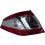 Fanale posteriore esterno SW per PEUGEOT 508 dal 2010 al 2014 lato sinistro guidatore
