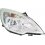 Proiettore cromato per OPEL MERIVA dal 2010 al 2014 lato destro passeggero