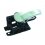 Maniglia apriporta interna cromata per NISSAN QASHQAI dal 2007 al 2010 lato sinistro guidatore