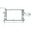 Radiatore acqua per OPEL ASTRA H GTC dal 2005 al 2009