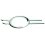 Cornice fendinebbia cromata mod. avantgarde per MERCEDES-BENZ E dal 2006 al 2009 lato sinistro guidatore