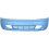 Paraurto anteriore tutto verniciabile con fori fendinebbia per FORD FIESTA MK IV dal 1999 al 2002