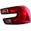 Fanale posteriore rosso per CITROEN C4 dal 2013 al 2018 lato destro passeggero
