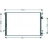 Condensatore per OPEL VECTRA C dal 2002 al 2005