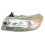 Proiettore grigio 03-00-12-03 per FORD TRANSIT dal 2000 al 2006 lato sinistro guidatore