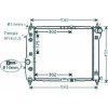 Radiatore acqua per CHEVROLET - DAEWOO KALOS dal 2002 al 2006