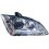 Proiettore afs lenticolare cromato per FORD FOCUS dal 2004 al 2008 lato destro passeggero