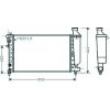 Radiatore acqua per CITROEN SAXO dal 1996 al 1999