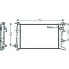 Radiatore acqua per RENAULT FLUENCE dal 2009 al 2012