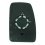 Piastra specchio retrovisore superiore per RENAULT MASTER dal 2010 lato sinistro guidatore