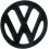 Fregio anteriore nero per VOLKSWAGEN JETTA dal 1987 al 1992
