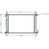 Radiatore acqua per FORD COURIER dal 1999 al 2002