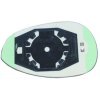 Piastra specchio retrovisore termica per FIAT 500 dal 2008 al 2015 lato destro passeggero