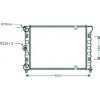 Radiatore acqua per VOLKSWAGEN POLO dal 1981 al 1990