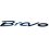 Sigla posteriore nera per FIAT BRAVO dal 2007 al 2014