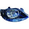Proiettore nero 1 parabola per SEAT IBIZA dal 2008 al 2012 lato destro passeggero