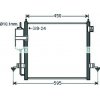 Condensatore per MITSUBISHI L200 dal 2006 al 2015