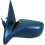 Retrovisore meccanico nero 01-94-12-95 per FORD FIESTA MK III dal 1989 al 1995 lato destro passeggero
