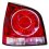 Fanale posteriore rosso per VOLKSWAGEN POLO dal 2005 al 2009 lato sinistro guidatore
