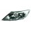 Proiettore nero led 09-10-02-14 per KIA SPORTAGE dal 2010 al 2015 lato sinistro guidatore