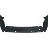 Paraurto posteriore nero con fori sensore vetture con 2 porte battenti per FIAT DOBLO' dal 2010 al 2014