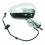 Retrovisore elettrico cromato abbattibile base cromata per CITROEN C3 dal 2009 al 2013 lato destro passeggero