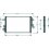 Condensatore per FIAT STRADA dal 2003 al 2005