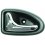 Maniglia apriporta interna anteriore cromata per RENAULT SCENIC dal 1996 al 1999 lato sinistro guidatore