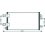 Condensatore per RENAULT MASTER dal 2003 al 2010