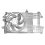 Elettroventola 1.2 8v - 1.2 16v a.c. impianto Marelli-Denso per FIAT PUNTO dal 1999 al 2003