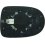Piastra specchio retrovisore termica per RENAULT TWINGO dal 2007 al 2011 lato destro passeggero