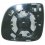 Piastra specchio retrovisore termica per AUDI Q7 dal 2006 al 2009 lato destro passeggero