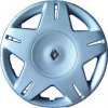 Coppa ruota diametro 13 logo cromato per RENAULT CLIO dal 2001 al 2005