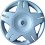 Coppa ruota diametro 13 logo cromato per RENAULT TWINGO dal 1998 al 2007