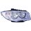 Proiettore cromato per BMW 1 E87 dal 2004 al 2007 lato destro passeggero
